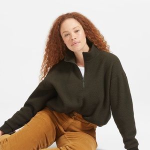 Everlane Renew Fleece Half Zip